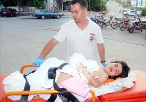 İnşaattan düşen Büşra ağır yaralandı