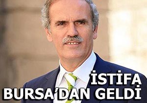 Ak Partili Bursa Büyükşehir Belediye Başkanı istifa etti