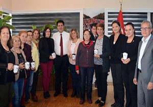 CHP li kadınlardan Başkan Gül e ziyaret