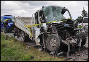 Manavgat ta trafik kazası: 1 ölü