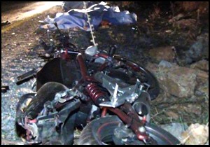 Akseki de motosiklet kazası: 2 ölü