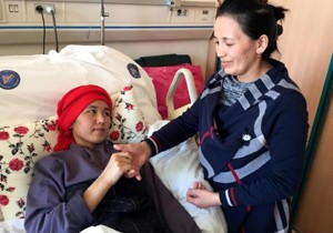 Fuhşa zorlanıp öldüresiye dövülen Kırgız kadın 58 gün sonra taburcu oldu