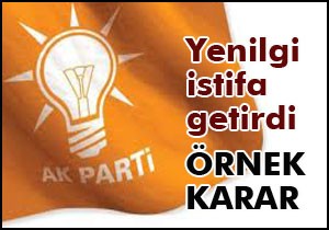 AKP den örnek karar