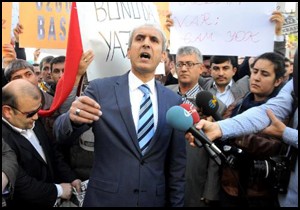 Antalya da  14 aralık  operasyonu protestosu
