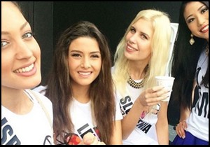 İsrail güzelinin  selfie si uluslararası krize neden oldu