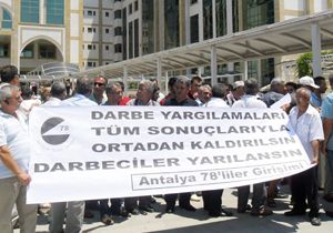 Antalya 78 liler 12 eylül için suç duyurusu yaptı