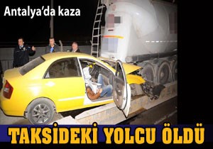 Antalya da kaza; 1 ölü, 2 yaralı
