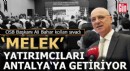 Antalya'ya 'Melek Yatırımcılar' gelecek