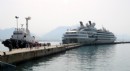 Fransız turistler gemiyle Alanya'ya geldi