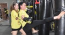 Kadın kick boksçular İzmir'in gururu oldu