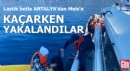 Lastik botla Antalya'dan Meis'e kaçarken yakalandılar