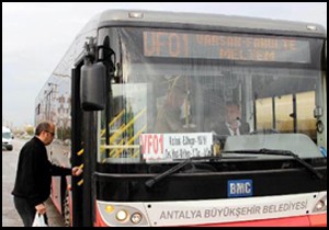 Antalya da toplu ulaşımda  Özgecan yönetmeliği 