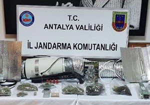 Antalya da uyuşturucu operasyonu