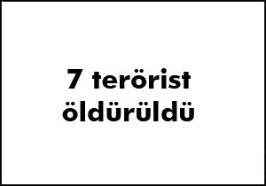 Tunceli de 7 terörist öldürüldü