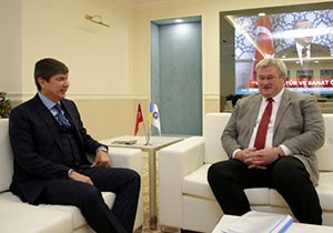 Ukrayna Büyükelçisi nden Türel e ziyaret