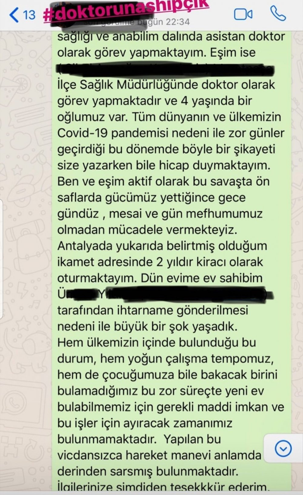 antalya da doktor olan kiracisina evden cik dedi sosyal medyada tepki yagdi