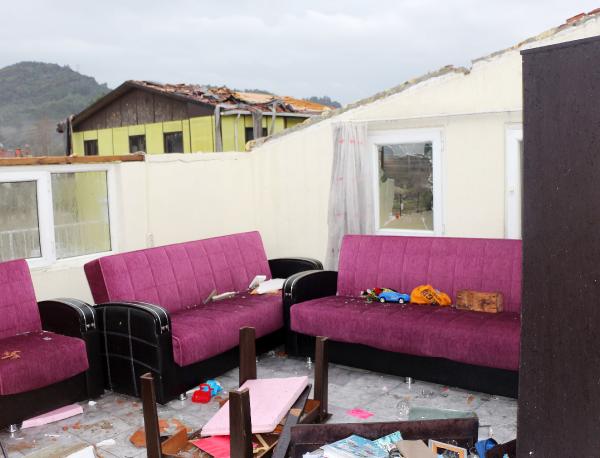 Fırtına Antalya'yı böyle vurdu - 1