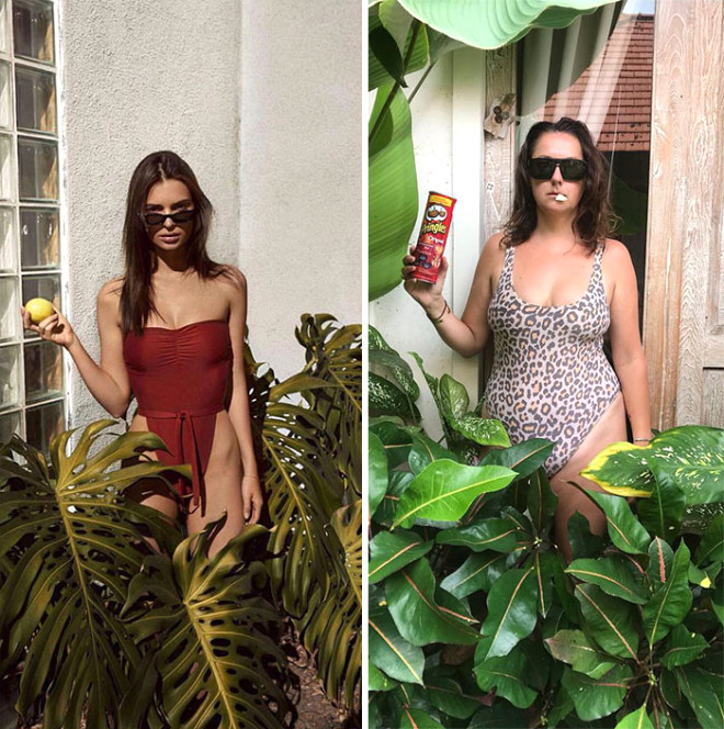 ÜNLÜLERİ TAKLİT EDEN INSTAGRAM FENOMENİ GÜLMEKTEN KIRIP GEÇİRİYOR - 12