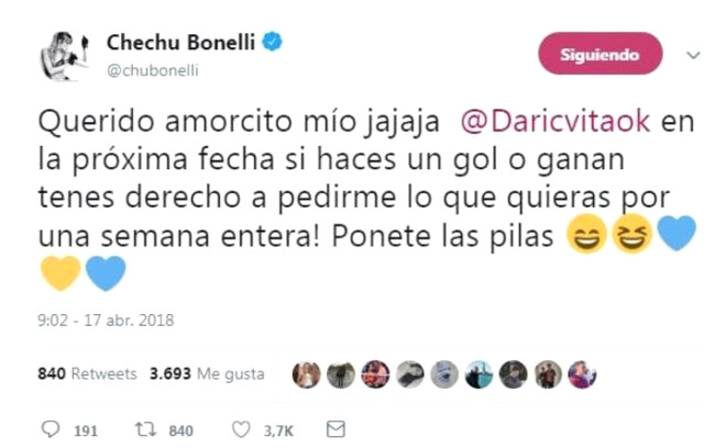 Kocasını gol atmaya teşvik için attığı tweet olay oldu! - 5