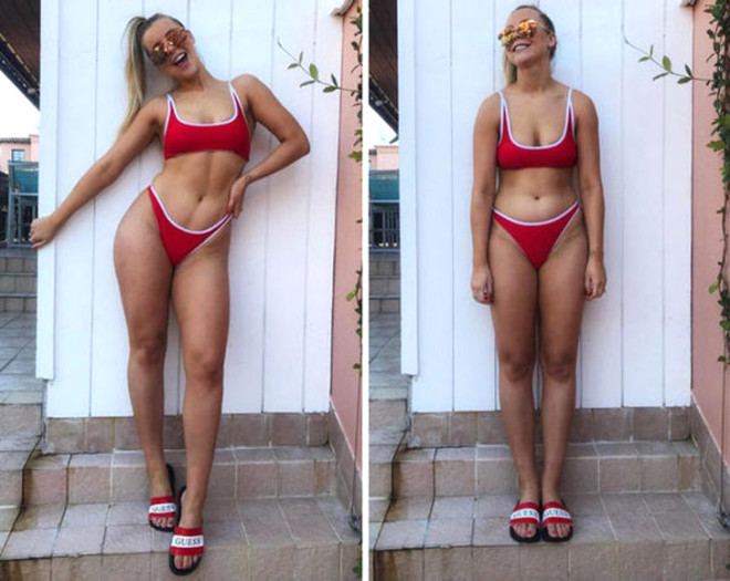 Ünlü fitness bloggeri, Instagram pozlarının gerçek yüzünü böyle gösterdi - 18