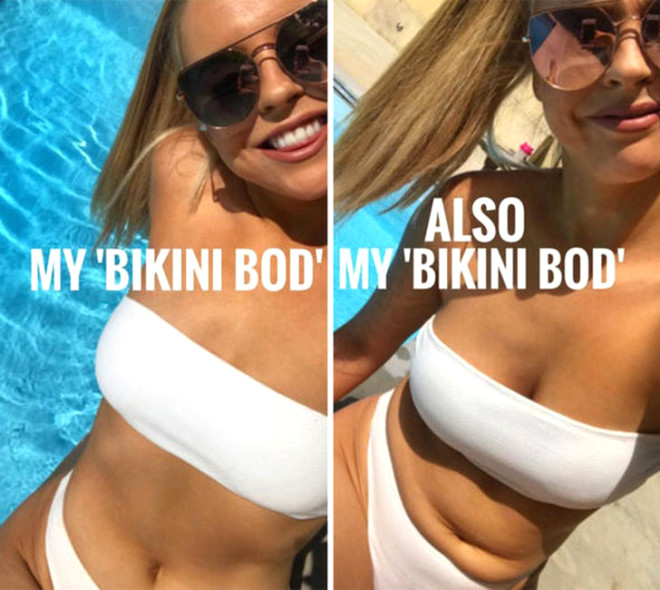 Ünlü fitness bloggeri, Instagram pozlarının gerçek yüzünü böyle gösterdi - 16