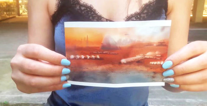 Genç kadın, 3812 yılından Mars'ın fotoğrafını getirdi - 4