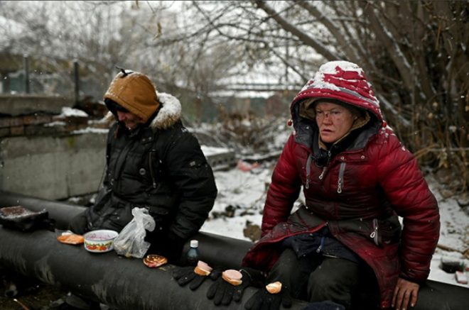 -30 derece soğuğa rağmen sokakta yaşıyorlar! - 12
