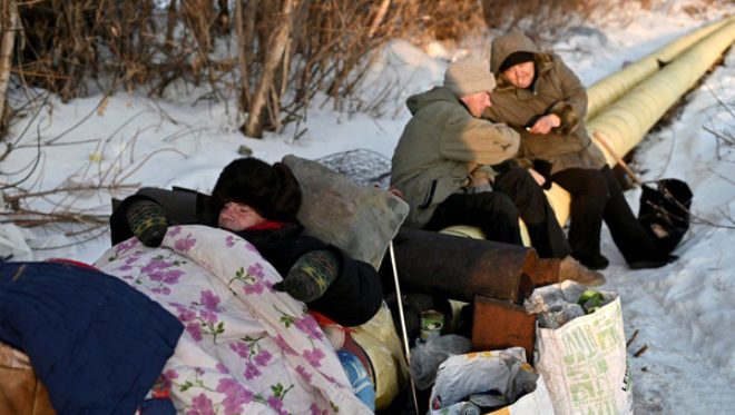 -30 derece soğuğa rağmen sokakta yaşıyorlar! - 3