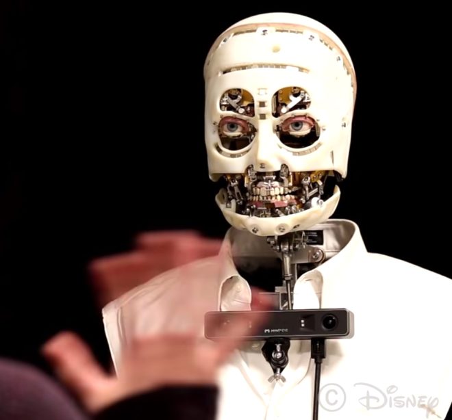 Disney'in geliştirdiği yeni nesil robot bakışlarıyla ürkütüyor - 2