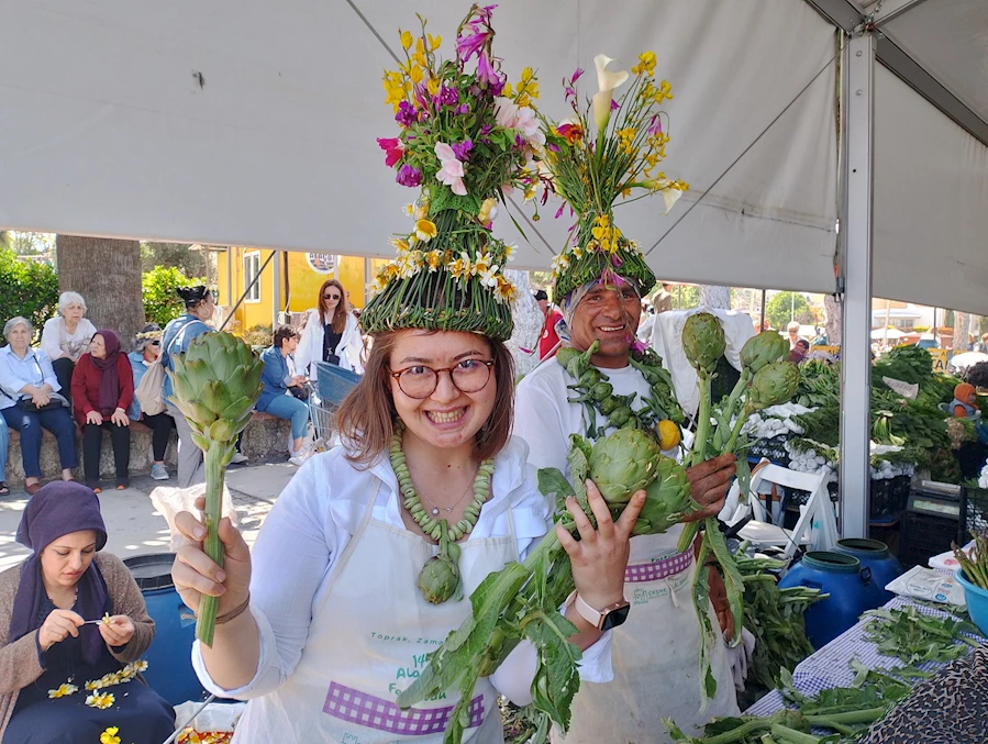 Alaçatı Ot Festivali'nden renkli görüntüler - 16