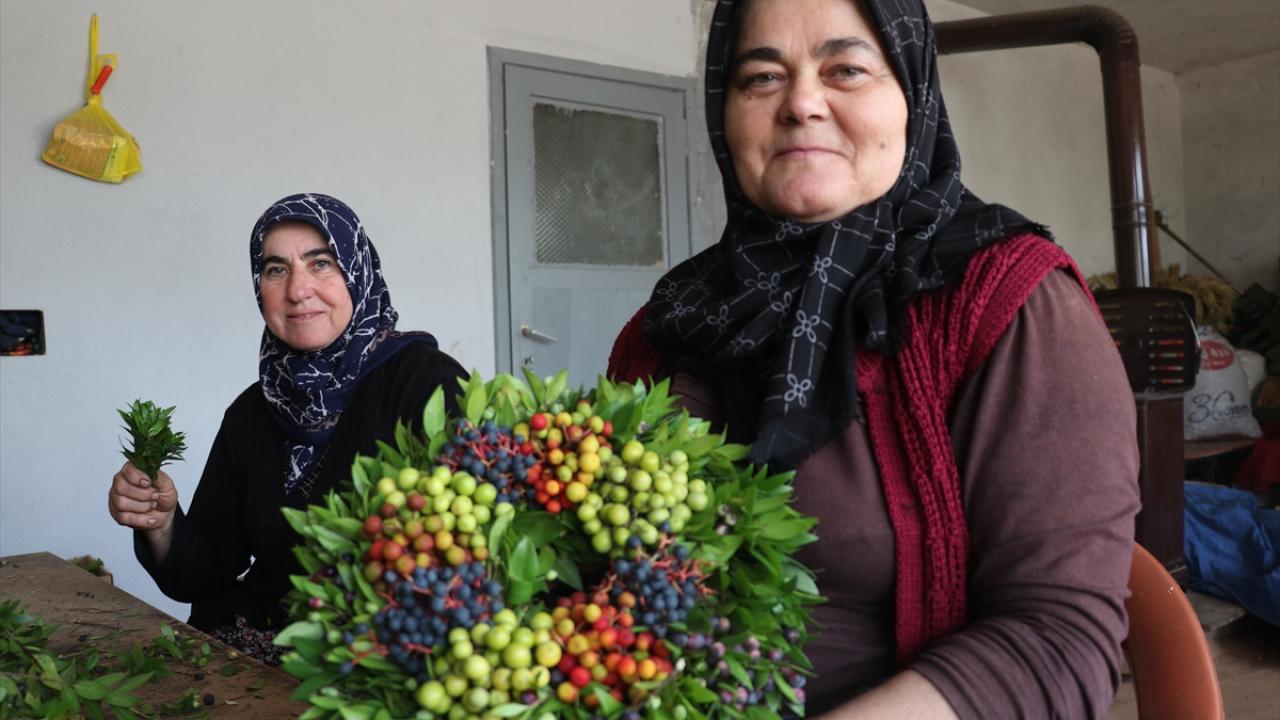 Burdurlu kadınların el emeğiyle yaptığı çelenkler Avrupa'yı süslüyor - 4