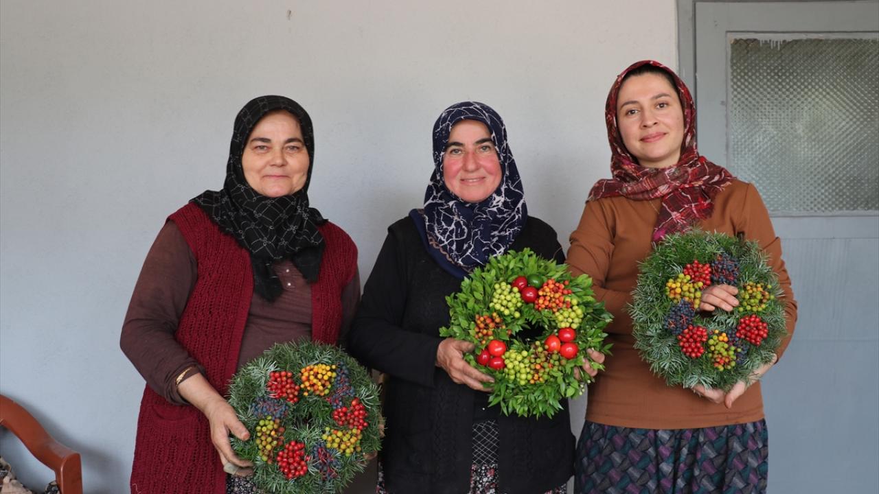 Burdurlu kadınların el emeğiyle yaptığı çelenkler Avrupa'yı süslüyor - 8