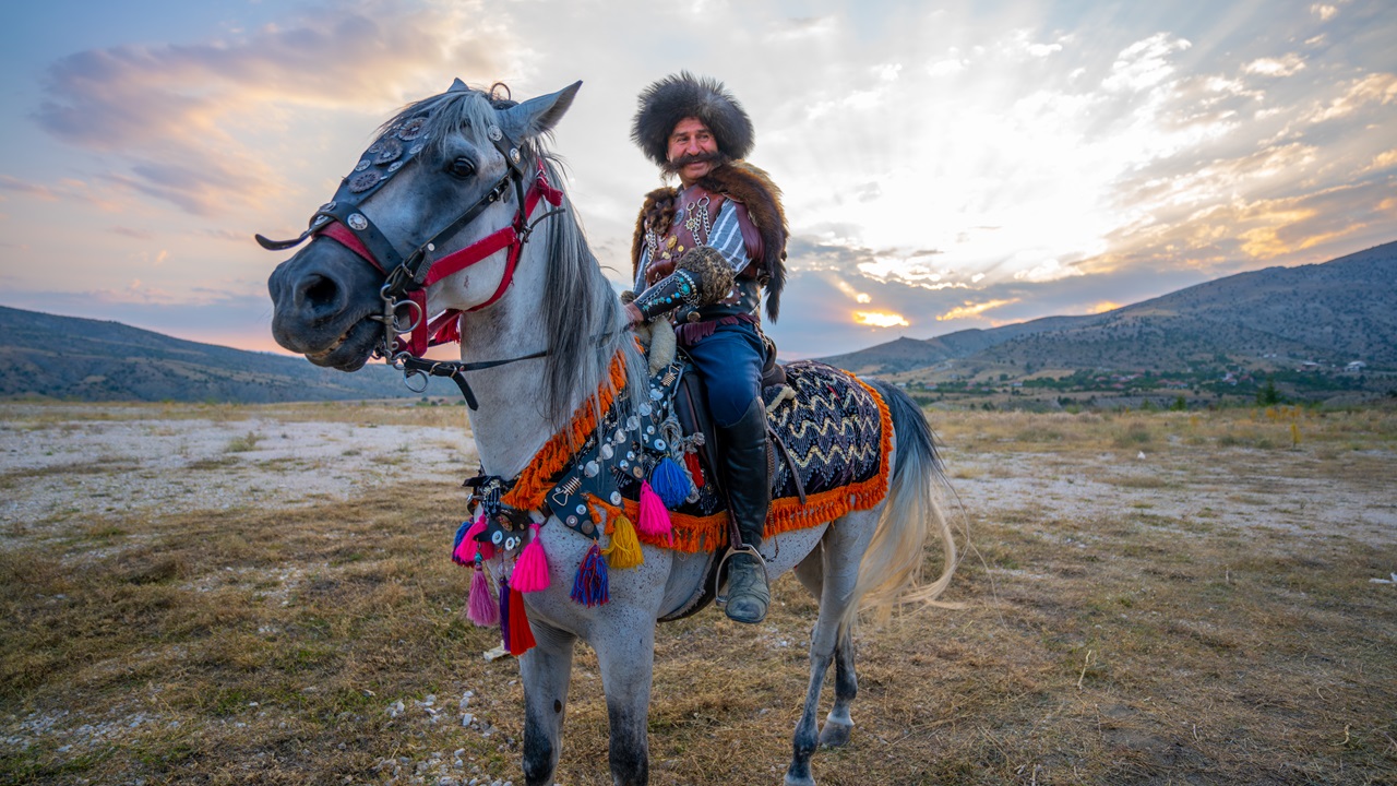 Antalya'da otantik kıyafetli dede-toruna yoğun ilgi - 19