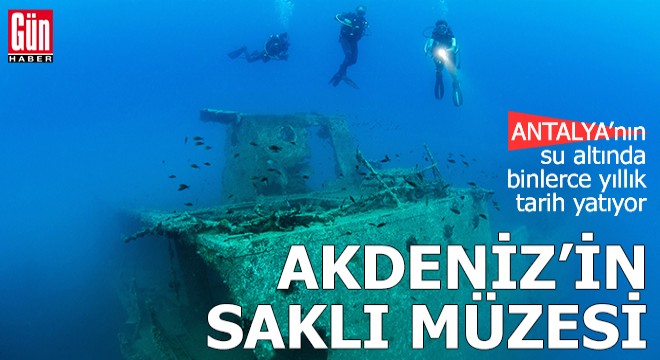 'Antalya'nın su altında binlerce yıllık tarih yatıyor'
