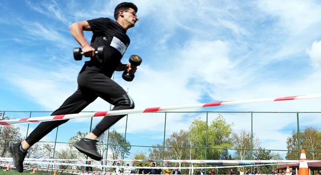 'Ateş savaşçısı' olmak için ter döktüler