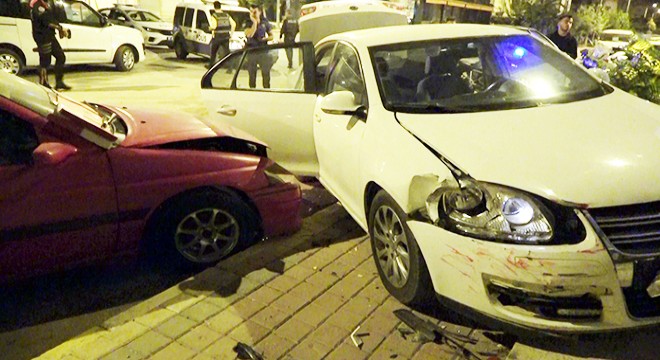 'Dur' ihtarına uymayan sürücü kaza yapınca yakalandı