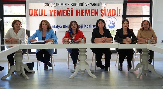 'Her çocuğa bir öğün okul yemeği, her okula temiz su' çağrısı