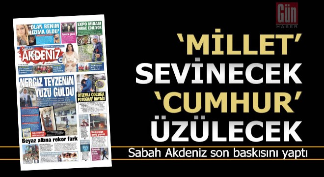 'Millet' sevinecek, 'Cumhur' üzülecek
