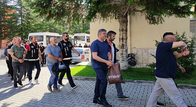 'Miras' operasyonu şüphelileri adliyede
