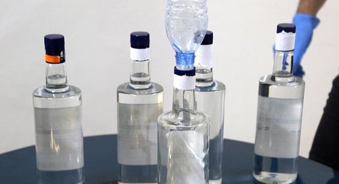 'Sahte alkol' operasyonu: 1 gözaltı