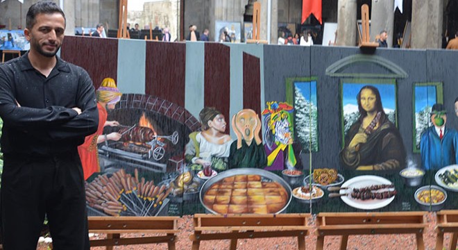 'Son Akşam Yemeği' tablosunu Erzurum'a uyarladılar