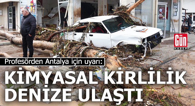 'Tarımsal üretimdeki kimyasal kirlilik denize ulaştı'