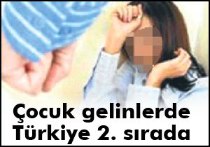 Çocuk gelinlerde Türkiye 2. sırada