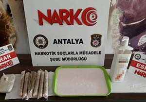 Şampuan kutusunda esrar