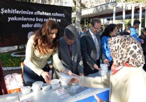 Hava şehitleri için helva