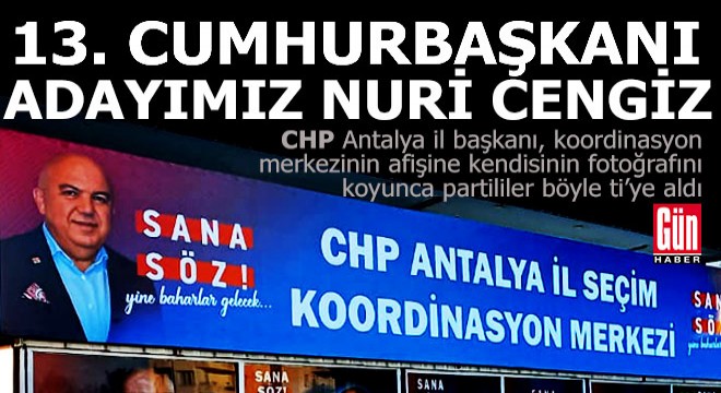  13. cumhurbaşkanı adayımız Nuri Cengiz 