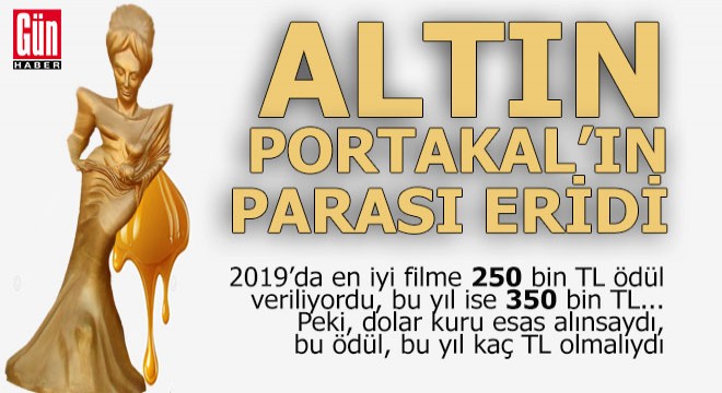 Altın Portakal’ın ödül parası eridi pul oldu