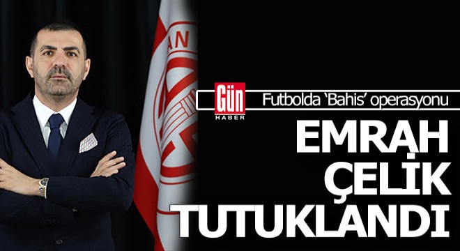  Bahis  operasyonunda Antalya dan bir tutuklama, 2 futbolcu serbest