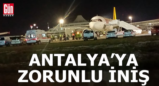  Kargodan ses geliyor  iddiası Antalya ya acil iniş yaptırdı