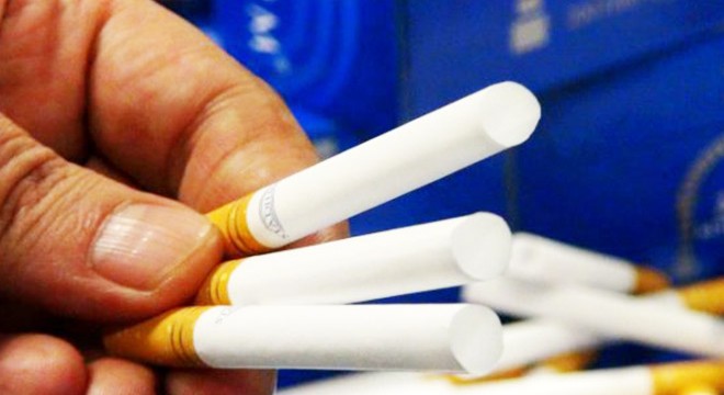 1.4 milyon gümrük kaçağı makaron ele geçirildi